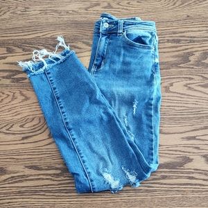 Wax Jeans high-waisted skinny crop👖